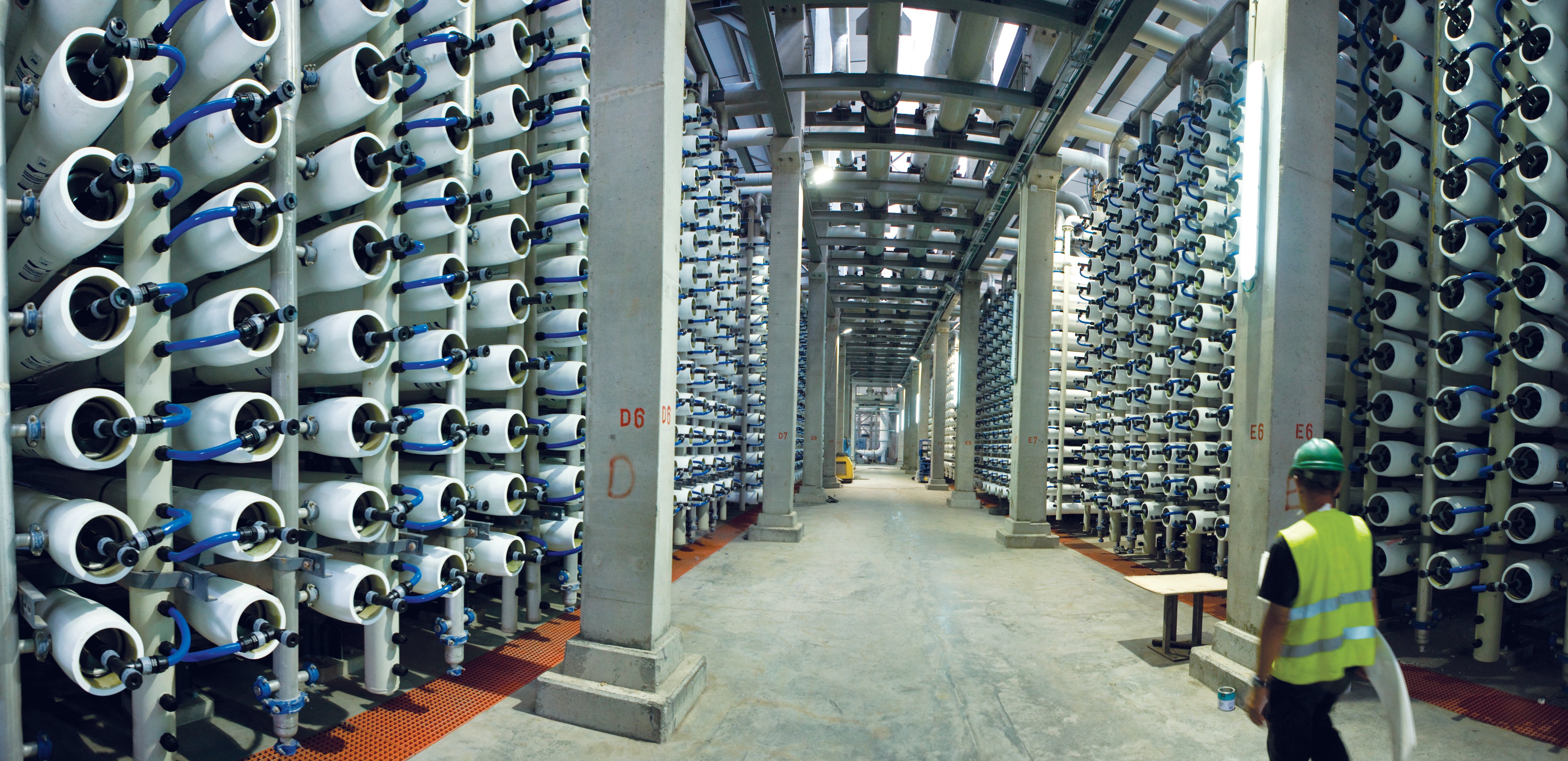 Hadera seawater desalination Membranes 